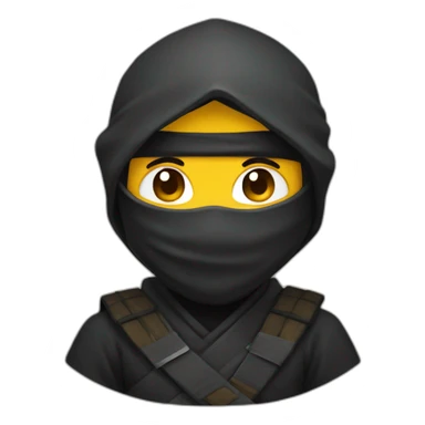 Ninja smiling sticker