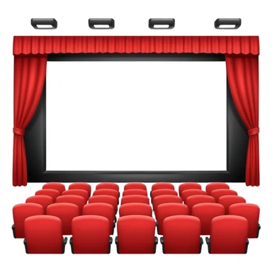 movie theater screen sticker