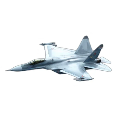 SU-57 Russian fighter jet sticker