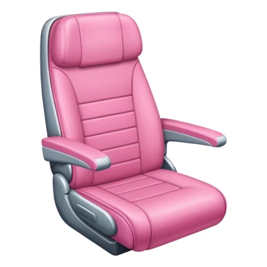 pink plane seat sticker
