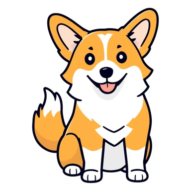 Corgi  sticker
