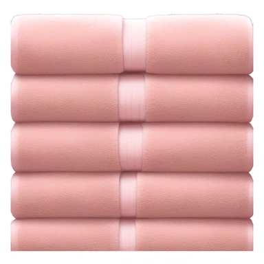 Light pink stacked towels sticker