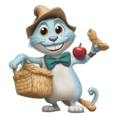 oggy et les cafards sticker