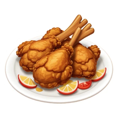 fried chicken sticker