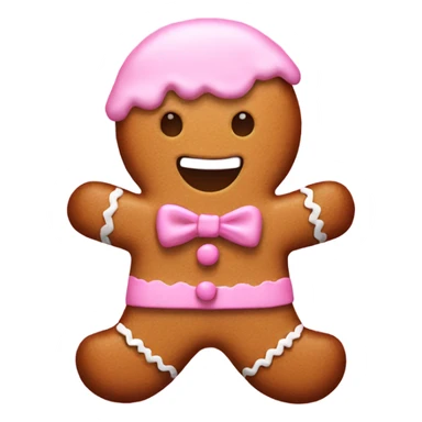 Pink gingerbread  sticker