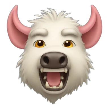 furries boar and tusks sticker