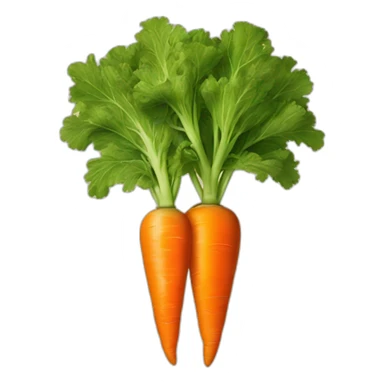 Une carotte entre deux ognon sticker