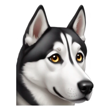 Siberian husky Heterochromia sticker