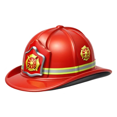 firefighter's hat sticker