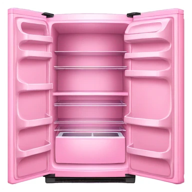 large fancy pink refrigerator sticker