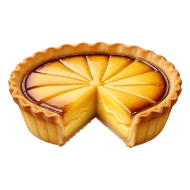 I want a Portuguese custard tart emoji sticker
