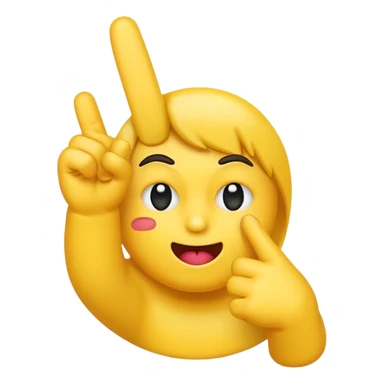 emoji throwing up middle finger sticker