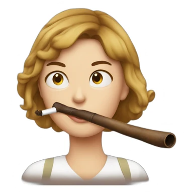 sophie gomy smokes pipe sticker