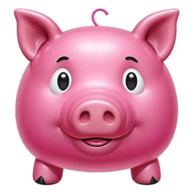 spam meat jeff koons style inflatable pig balloon sticker