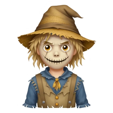 scary scarecrow boy sticker