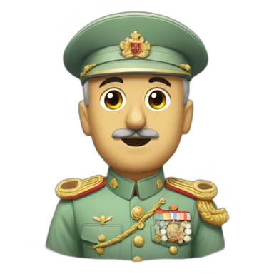 Francisco Franco - mad sticker