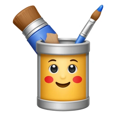 artist paint tube  sticker