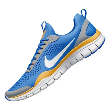 Tiburon con zapatos nike azules sticker