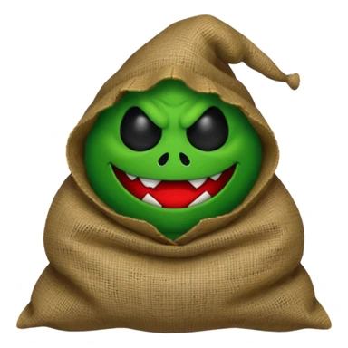create Oogie boogie From nightmare before Christmas As Emojis that don’t already exists. sticker
