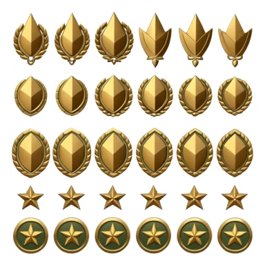 Tğrk Askeri rütbeler sticker