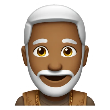 a shy indian with good smile sticker