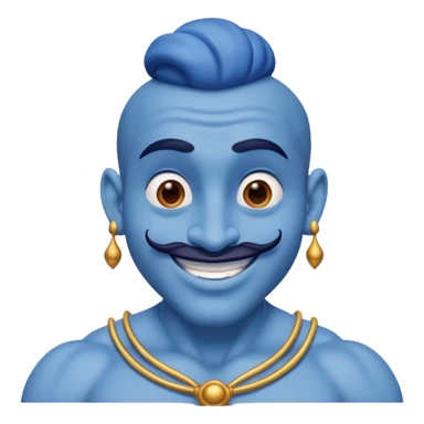 the genie from Aladdin's lamp
 sticker