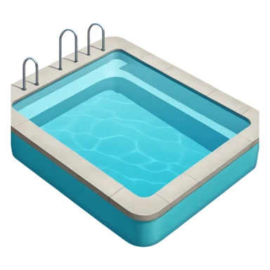 In ground large swimming pool  sticker
