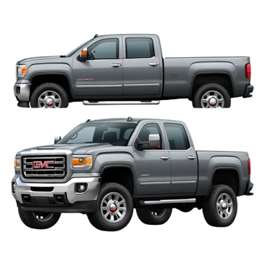 GMC sierra 2500hd truck sticker