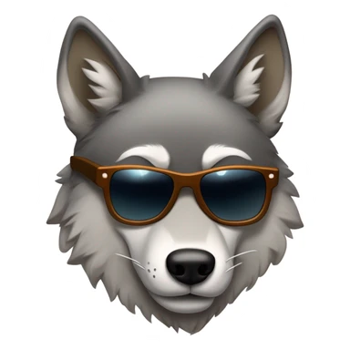 Skibidi rizzler sigma wolf sticker