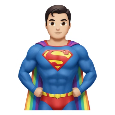Gay superman sticker