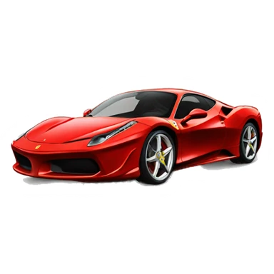 Draw a red vine Ferrari  sticker