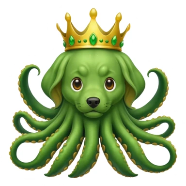 golden retriever cthulu sticker