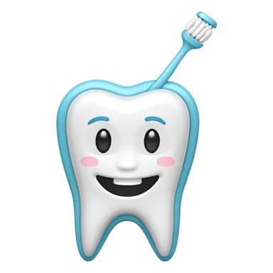 dental floss stick sticker