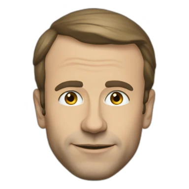 Macron pouce levé sticker