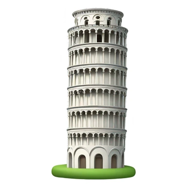 leaning tower of pisa sticker