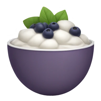 white açaí bowl sticker