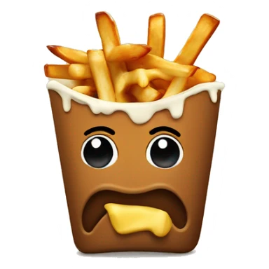 Poutine mange une Poutine  sticker