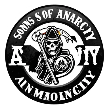 Sons of anarchy logo sticker