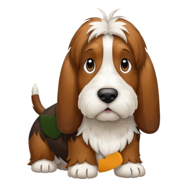 Petit basset griffon vendeen dog sticker