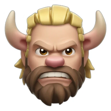 Hog rider clash of clans sticker