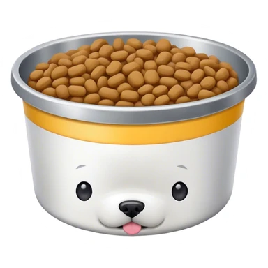 dog food bowl sticker