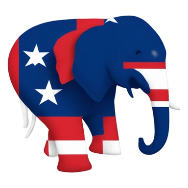 thailand flag with elephant sticker