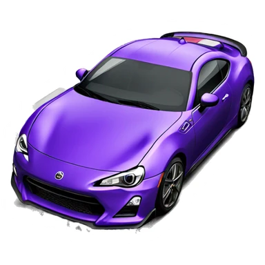 purple gt86 aero  sticker