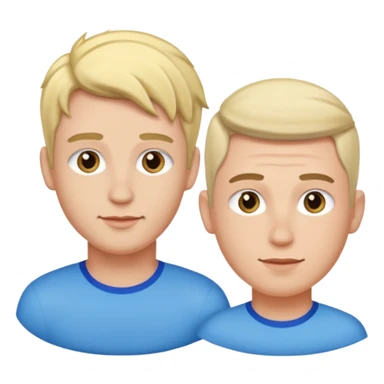 Gay man and trans man sticker