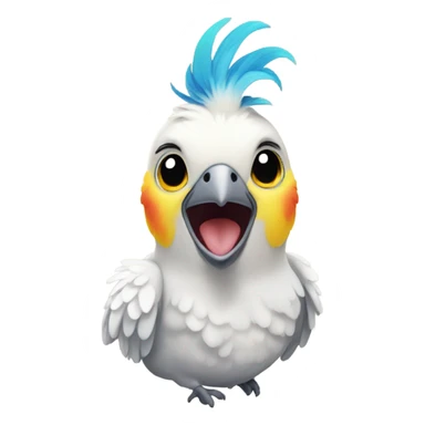 cockatiel bird happy sticker