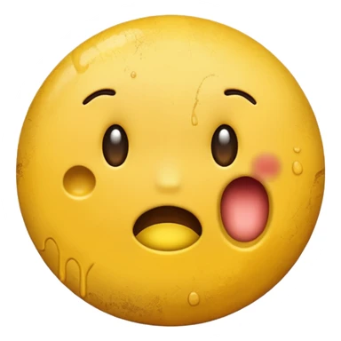 a stomach ache emoji sticker