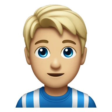 Niño marinero ojos azules sticker