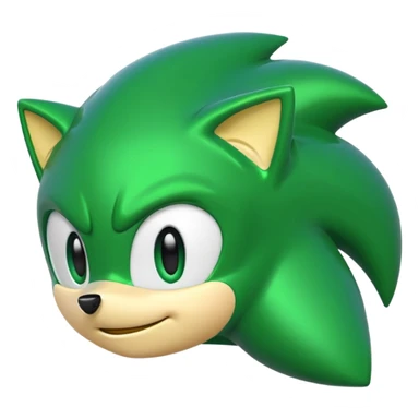 green sonic sticker