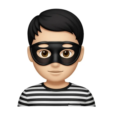 Emoji del ladron sticker