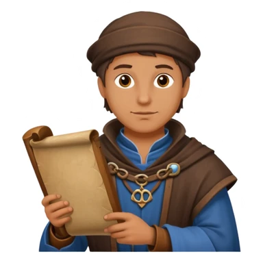 merchant in medieval time  sticker